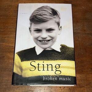 Sting 'Broken Music' Memoir Book